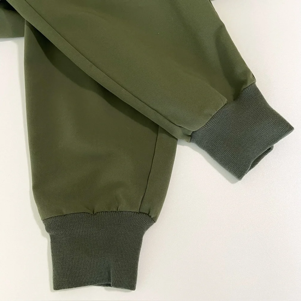 Figs Tansen Jogger Scrub Pants Limited Edition Dark Olive Small Short